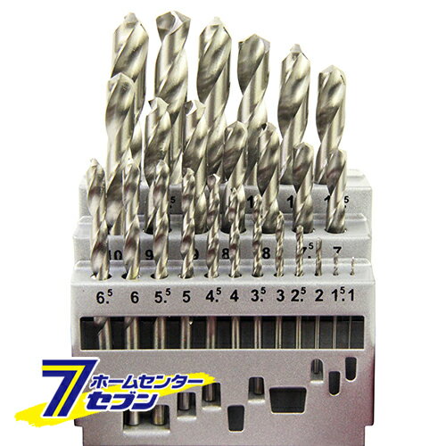 鉄工用ドリルセット ETD-25S 藤原産業 [先端工具 鉄工アクセサリ ストレートドリル セット]