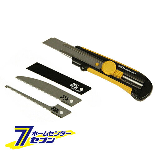 ミニノコカッターL 3枚組 SMN-SET 藤原産業 [大工道具 金切鋏 カッター 替刃]
