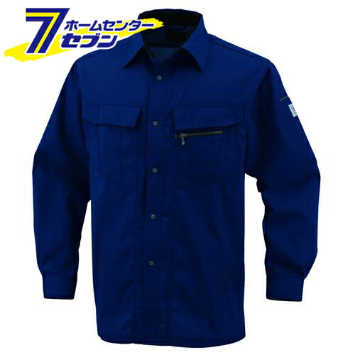 長袖 シャツ ネイビーM SS A-4458 コーコス信岡 [作業服 作業着 ワーク ユニフォーム](4)