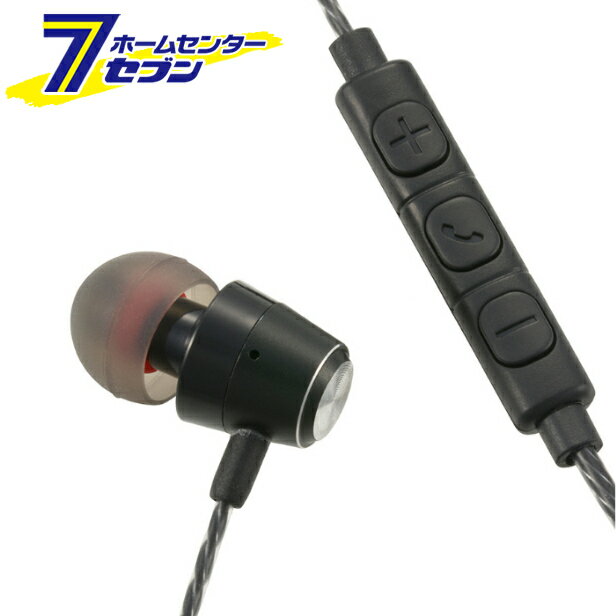 オーム電機 AudioComm シングルインナーホン ブラック03-2432 HP-B171N-K[AV小物・カメラ用品:ステレオイヤホン]