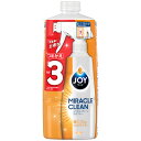 「P＆G ジョイ ミラクル・クリーン 泡スプレー 食器用洗剤 フレッシュシトラス 詰替用 3回分(690ml) 」は株式会社ホームセンターセブンが販売しております。メーカーP＆G品名ジョイ ミラクル・クリーン 泡スプレー 食器用洗剤 フレッシュシトラス 詰替用 3回分(690ml) 品番又はJANコードJAN:4902430898935サイズ-重量767g商品説明●スプレーするだけで、こすることなく汚れを分解し、頑固な汚れを浮かせて落とします。●食器用洗剤初！二種類の泡(広がる泡・細い泡)が出せます。●フレッシュシトラスの香り●大容量！つめかえ用 3回分* *1回分を本体内容量の約8分目と設定※必ず「ジョイ ミラクル・クリーン 泡スプレー」のスプレーを詰め替えてください。【使用方法】・食器・調理用具に直接スプレーしてからすすぐ。汚れがひどい時はスプレー後5分ほど置いた後スポンジなどで軽くこする。最適な泡を出すために、レバーを強く最後まで引ききる。・1回のスプレーで複数のアイテムをカバーできます。使用量の目安は約16cm四方に対して1回噴射。洗い物の量や汚れ具合いによってスプレーの回数を調整してください。スポンジで泡を広げたり、さらに泡立てたりすることもできます。・大理石、銅、原木、真ちゅう、つや消しステンレスなどの製品(傷みや変色することがある)は、目立たない所で試す。・使えないもの：食洗機、水が染み込むもの。【成分】界面活性剤(14％ アルキルエーテル硫酸エステルナトリウム、ポリオキシエチレンアルキルエーテル)、金属封鎖剤、溶剤【規格概要】品名：台所用合成洗剤用途：食器・調理器具、シンク、コンロ、グリルなど液性：アルカリ性【注意事項】必ず「ジョイ ミラクル・クリーン 泡スプレー」のスプレーをつめかえてください。*他の商品を入れると、泡にならず、飛び散ることがあります。・子供の手の届く所に置かない。・顔に向けてスプレーしない。・子供や認知症の方の誤飲を防ぐため、置き場所に注意する。・用途外使用不可。・使用後は水で手をよく洗い、お肌のお手入れを。・荒れ性の方や長時間使用時、原液をスポンジ等に含ませ使う時は炊事用手袋を使う。・流水の場合、食器及び調理用具は5秒以上、ため水の場合は水をかえ2回以上すすぐ。・目に入った場合はこすらず、ただちに多量の水でよく洗い、医師に相談する。・万一飲み込んだ場合は無理に吐かずに口をすすぎ、水を飲む等の処置をし、異常が続く場合は医師に相談する。※パッケージ、デザイン等は予告なく変更される場合があります。※画像はイメージです。商品タイトルと一致しない場合があります。《キッチン用品 台所用洗剤 洗剤 食器用(泡タイプ)》商品区分：原産国：ベトナム広告文責：株式会社ホームセンターセブンTEL：0978-33-2811