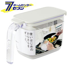 調味料ポット ホワイト K736W マーナ [調味料入れ 保存容器 ワンタッチ クッキングツール 台所用品 キッチン用品 marna]