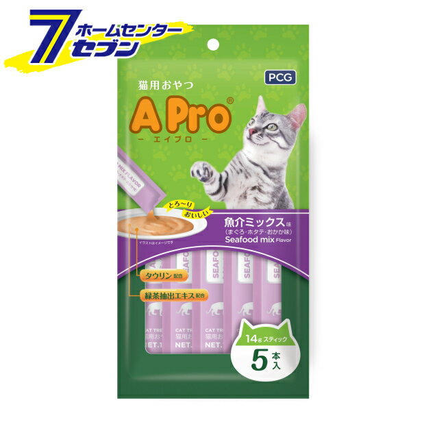 Apro 猫おやつ 魚介ミックス 14g×5本