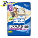 「大王製紙 キミおもい パワフル消臭・抗菌 システムトイレ用 シート 複数ネコ用 8枚 」は株式会社ホームセンターセブンが販売しております。メーカー大王製紙品名キミおもい パワフル消臭・抗菌 システムトイレ用 シート 複数ネコ用 8枚 品番又はJANコードJAN:4902011105506サイズ-重量476商品説明●ネコちゃんのおしっこ特有のニオイにも対応する消臭成分「カキタンニン」を配合。ネコちゃん2匹のおしっこ1週間分をしっかり消臭して、交換するときまで効果が長続き！キレイ好きなネコちゃんもニオイが気にならずにトイレを使えます。●2匹分のおしっこ1週間分をらくらく吸収。取り替えは1週間に1回。外出が多い人も安心。●シートの端まで吸収体が入っているので、隅っこにしたおしっこも漏らさずにしっかり吸収します。●白色シートでおしっこの色を確認しやすい。●小さめのトレー、大きめのトレー、どちらにもぴったりフィットするサイズで端モレも安心です。■個装入数:8枚■個装サイズ：300x205x65mm■シートサイズ：約45x30■素材：レーヨン、PET、PP、PE■成分・表面材：ポリオレフィン系不織布・吸水材：綿状パルプ、高分子吸水材、吸収紙・防水材：ポリオレフィン系フィルム・結合材：スチレン系合成樹脂・その他：消臭抗菌剤※使用後の処理方法可燃ゴミとして処理できますが、地域によって異なる場合がありますので、お住まいの地域のルールに従って処理してください。※パッケージ、デザイン等は予告なく変更される場合があります。※画像はイメージです。商品タイトルと一致しない場合があります。《猫用 トイレシート 多頭飼い エリエール 猫用 消臭 抗菌 トイレ臭 横モレを防止 猫 ねこ ネコ トイレ用品 各社共通タイプ》商品区分：原産国：日本広告文責：株式会社ホームセンターセブンTEL：0978-33-2811