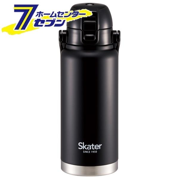スケーター ハンドル付ダイレクト ボトルブラック 800ml STD8H [黒 マグボトル マイボトル 水筒 すいとう 取っ手 おしゃれ Skater]