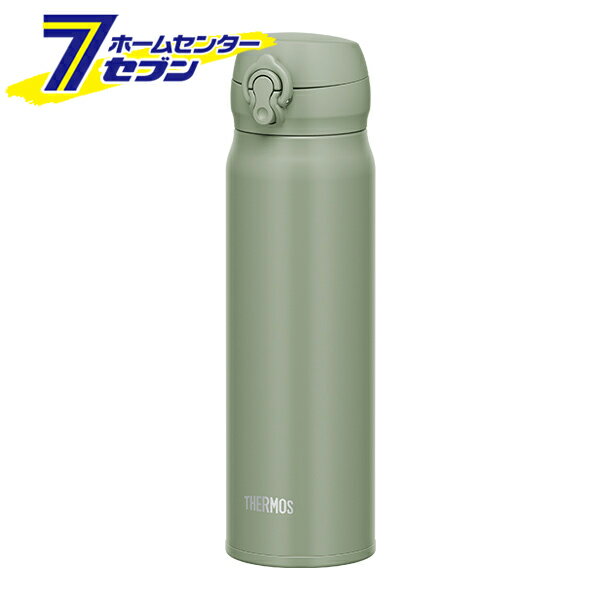 サーモス 真空断熱 ケータイマグ 600ML （スモークカーキ） JNL-606 SMKKI [水筒 直飲み ワンタッチ 保温 保冷 真空断熱 魔法瓶 ステンレス THERMOS スポーツドリンク対応]