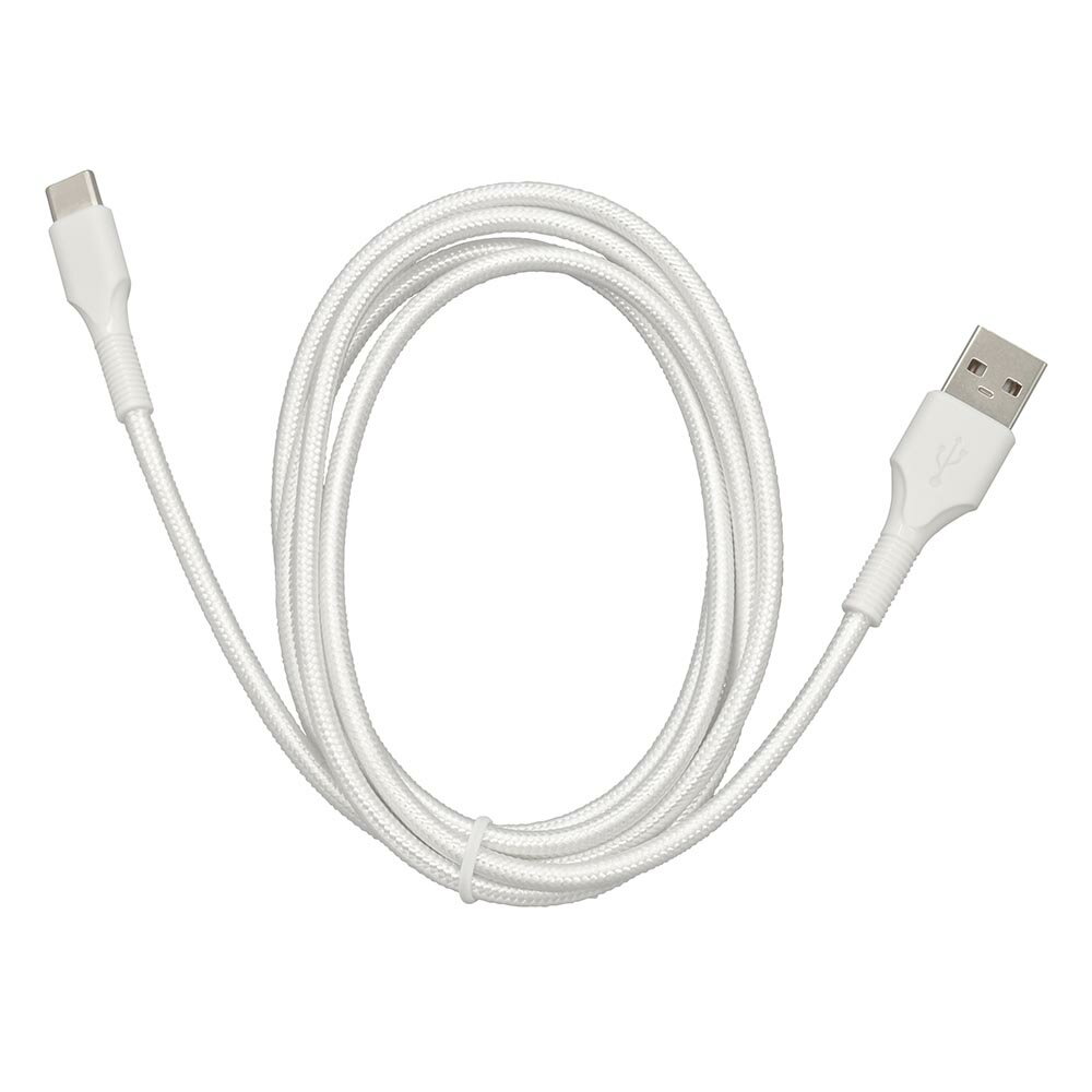 AudioComm Type-Cケーブル USB-A to USB-C 1.5m ホワイト [品番]01-7182 SMT-L15KAC-W [[パソコン・スマホ関連:USBケーブル] オーム電機]