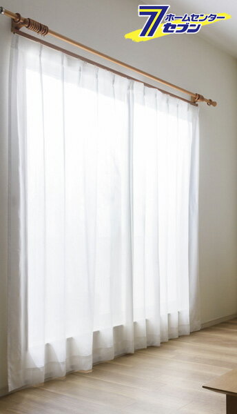 UV レースカーテン アイボリー 幅200x丈88cm 1枚組 日本製 クレアール [無地 採光 日差し 寝室 リビング ]