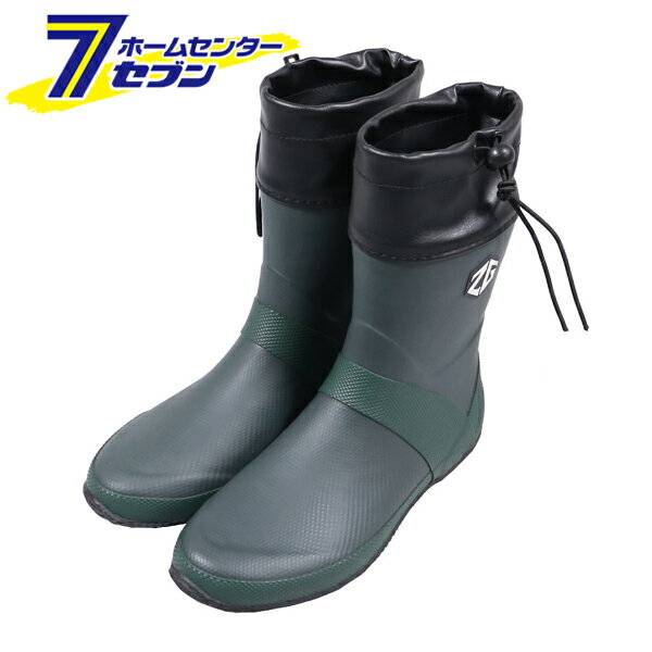 アクティブレインショートブーツ グリーン L ZG-110 [ZG 長靴 作業ブーツ コーコス信岡]