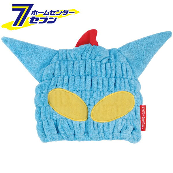 吸水速乾 タオルキャップ アクション仮面 ブルー TOC11 [お風呂上り プール マイクロファイバー クレヨンしんちゃん スケーター]