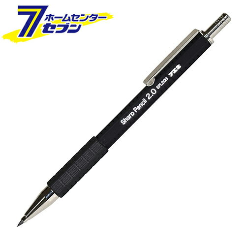 スーパーノック シャープペンシル 2.0mm 黒 SPL20B-H [建築用 建築資材 木材 コンクリート 鋼材 マーキ..