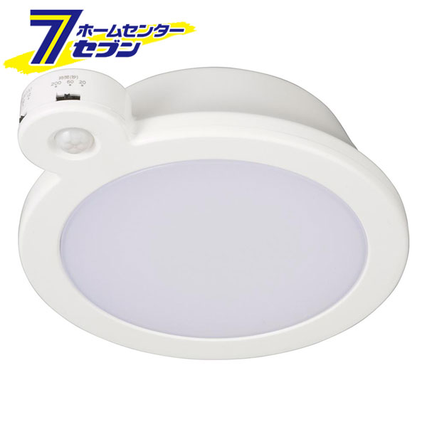 LEDミニシーリングライト センサー付き 40形 600lm 電球色 (品番)06-5507 LE-Y6LG-W-PIR [照明器具:シ..