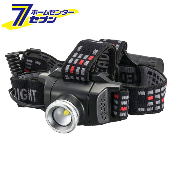 LEDヘッドライト USB充電式 リードウォーリア 400lm （品番）08-1368 LC-HUS400-K [電池式ライト:ヘッドライト オーム電機]