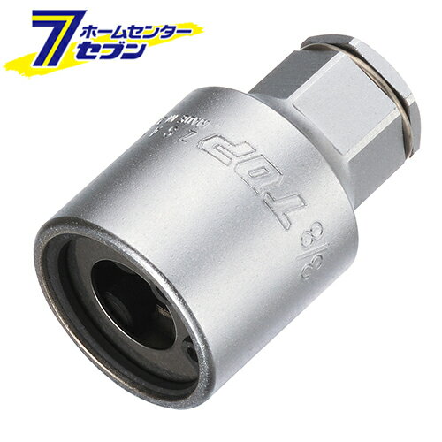 TOP 全ネジソケットアダプター ZSA-3 [電動ドリルドライバー 手動 アダプター ソケット W3/8 差込角17mm 作業工具 DIY 日曜大工 トップ工業]