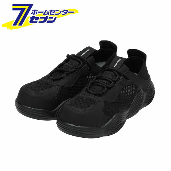 丸五 マンダムLIGHTCOOL ブラック 27.0cm #813 [作業靴 安全靴 先芯入り 作業履き スニーカー シューズ アウトドア ガーデニング marugo](作業靴 2403)