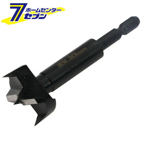 SK11 速切木工ボアビット 6.35六角軸 穴径30mm SSKW-30H [穴あけ 貫通穴 止め穴 重ね穴 斜め穴 工具 作業道具 藤原産業]