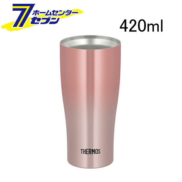 真空断熱タンブラー 420ml レッドグラデーション JDY-421C-R-G サーモス [家飲み 宅飲み 保温 保冷 魔法瓶 冷たさ長持ち 食洗機]