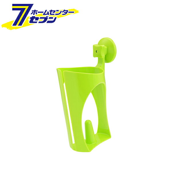 キッチンペーパーホルダー グリーン GA-PF028 GAONA [カクダイ 吸盤 縦型 吊り下げ...