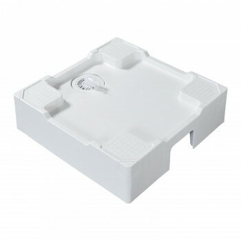 テクノテック 洗濯機用床上配管対応防水パン TPR640-W3-FN 開口有専用排水トラップ付専用フレキ無 ニューホワイト【メーカー直送：代金引換不可：同梱不可】【北海道・沖縄・離島は配達不可】