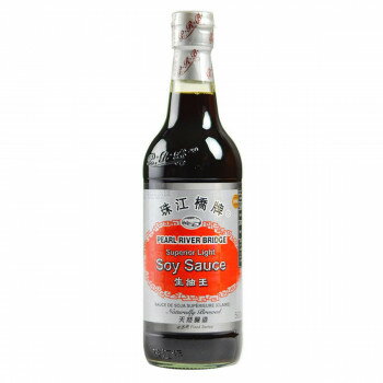 珠江橋牌生抽王醤油 500ml×24本 71139【メーカー直送：代金引換不可：同梱不可】【北海道・沖縄・離島は配達不可】