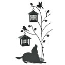 セトクラフト シルエットソーラー(Tree&Dog)2灯 SI-1955-1300【メーカー直送:代金引換不可:同梱不可】【北海道・沖縄・離島は配達不可】
