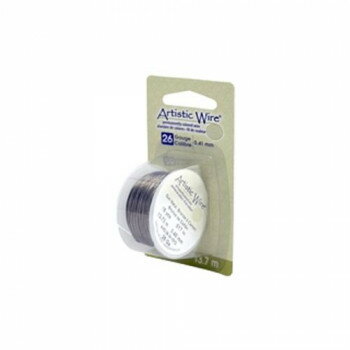 Artistic Wire(アーティスティックワイヤー) アンティークブラス 0.4mm×約13.7m 26【メーカー直送：代金引換不可：同梱不可】【北海道・沖縄・離島は配達不可】