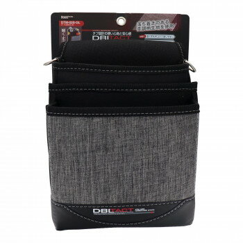DBLTACT　3段腰袋　杢グレー　DTM-03S-GL　582807【メーカー直送：代金引換不可：同梱不可】【北海道・..