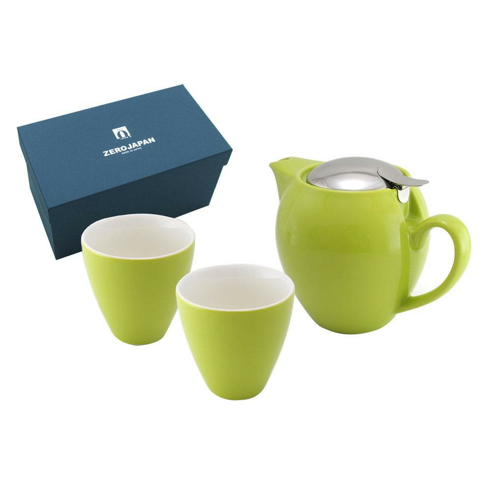ZERO JAPAN ユニバーサルティーポット4人用+ティーカップトール×2 ZG-004 SEN・煎茶【メーカー直送：代金引換不可：同梱不可】【北海道・沖縄・離島は配達不可】