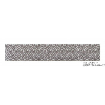 乐天商城 - myuka(ミューカ)キッチンマット 45×252cm　ジオメトリ【メーカー直送：代金引換不可：同梱不可】【北海道・沖縄・離島は配達不可】