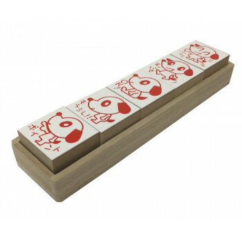 サンビー ティーチャースタンプゴム印(5本組) SS-025【メーカー直送：代金引換不可：同梱不可】【北海道・沖縄・離島は配達不可】