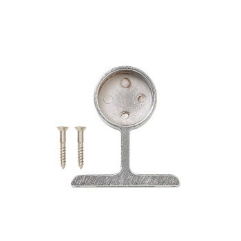 ハイロジック　37064　横受　片　25mm　2個入【配送方法:メール便/同梱不可/代引不可/日時指定不可】【北海道・沖縄・離島は配達不可】