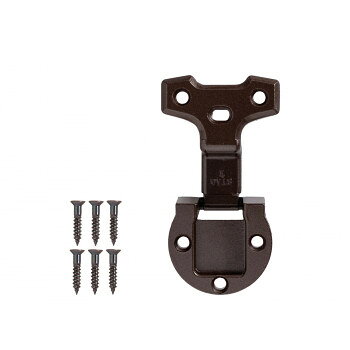ハイロジック　P-560　アングル丁番　GB色　22×19　1個入　72560【メーカー直送：代金引換不可：同梱不可】【北海道・沖縄・離島は配達不可】