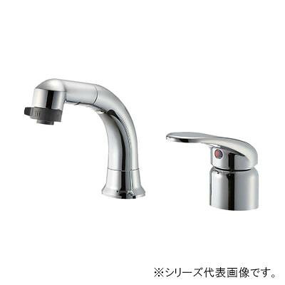 三栄 SANEI U-MIX シングルスプレー混合栓(洗髪用) 寒冷地用 K37110EJK-C-13【メーカー直送：代金引換不可：同梱不可】【北海道・沖縄・離島は配達不可】