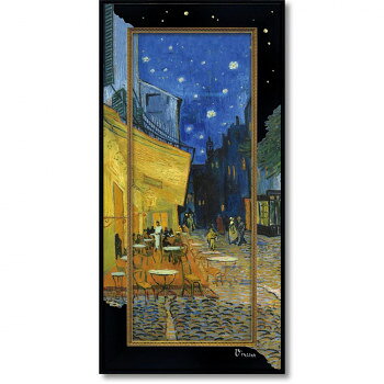 ユーパワー ビッグアート ゴッホ「夜のカフェテラス」 BA-10061【メーカー直送：代金引換不可：同梱不可】【北海道・沖縄・離島は配達不可】