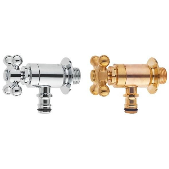 三栄水栓 SANEI ガーデン水栓 クロスハンドル 逆止弁付　ゴールド・Y1812YB-13【メーカー直送：代金引..