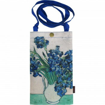 名画 スマホショルダーバッグ ゴッホ「アイリス」 AS-00903【配送方法:メール便/同梱不可/代引不可/日時指定不可】【北海道・沖縄・離島は配達不可】