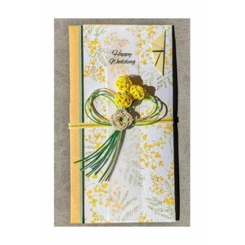 祝儀袋 花水引　ハナミズヒキ　ミモザ　63-163【配送方法:メール便/同梱不可/代引不可/日時指定不可】【北海道・沖縄・離島は配達不可】...