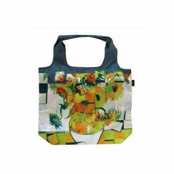 名画モザイクアートシリーズ 〜クーラーエコバッグ〜 ゴッホ「ひまわり」 AM-01651【メーカー直送：代金引換不可：同梱不可】【北海道・沖縄・離島は配達不可】(3.0)