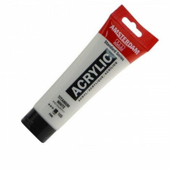 乐天商城 - ターレンス アムステルダムアクリリックカラー120ml 105 チタニウムホワイト T1709-105 464840【メーカー直送：代金引換不可：同梱不可】【北海道・沖縄・離島は配達不可】