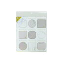 ゼットアンドケイ ナチュラルメッセージシール グレージュ 62-240【配送方法:メール便/同梱不可/代引不可/日時指定不可】【北海道・沖縄・離島は配達不可】