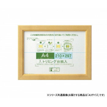 其它 - 大仙　賞状額　OAカノエ　PET　箱入　A3　ナチュラル　33J635E6300【メーカー直送：代金引換不可：同梱不可】【北海道・沖縄・離島は配達不可】
