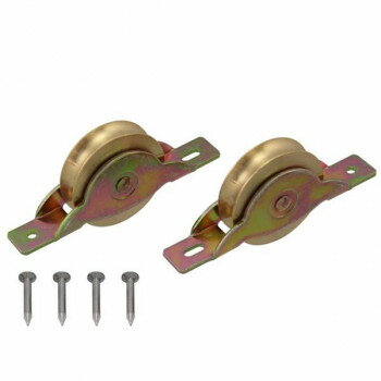 ※パッケージ、デザイン等は予告なく変更される場合があります。※画像はイメージです。商品タイトルと一致しない場合があります。真鍮製の戸車です。サイズ個装サイズ：2×12×7cm重量個装重量：175g生産国日本広告文責:株式会社ホームセンターセ...