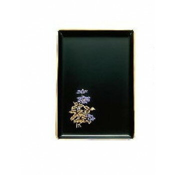 ナカムラ商事 名刺盆黒フチ金鉄仙(小)【配送方法:メール便/同梱不可/代引不可/日時指定不可】【北海道・沖縄・離島は配達不可】