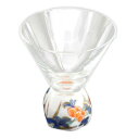 有田焼 華山窯 有田浪漫グラス SAKE GLASS 六角 古伊万里風【メーカー直送:代金引換不可:同梱不可】【北海道・沖縄・離島は配達不可】