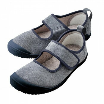 竹虎 入院サポートシューズ グレー 24.0cm・091474【メーカー直送：代金引換不可：同梱不可】【北海道・沖縄・離島は配達不可】