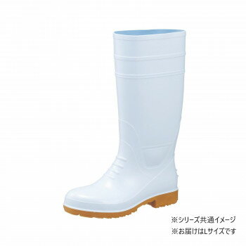 福山ゴム工業　長靴 ガロア 1　L ホワイト BB14700【メーカー直送：代金引換不可：同梱不可】【北海道..
