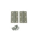 ハイロジック 17516 ステンレス蝶番 76mm 2枚入【メーカー直送:代金引換不可:同梱不可】【北海道・沖縄・離島は配達不可】