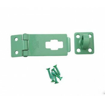 ハイロジック　17556　ストロング掛金　80mm　緑　1個入【メーカー直送：代金引換不可：同梱不可】【北..