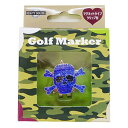 BEAUTY GOLFER ゴルフマーカー スカル GMN-5 ブルー【メーカー直送:代金引換不可:同梱不可】【北海道・沖縄・離島は配達不可】(4)