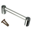 アイワ AP-431C パイプハンドル丸座 90mm シルバー 1個入 113434【メーカー直送:代金引換不可:同梱不可】【北海道・沖縄・離島は配達不可】